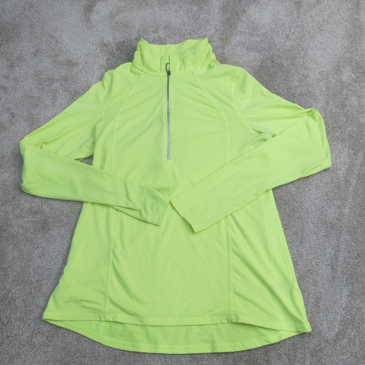 Champion Womens Activewear Top 1/4 Zip Long Sleeve Mock Neck Light