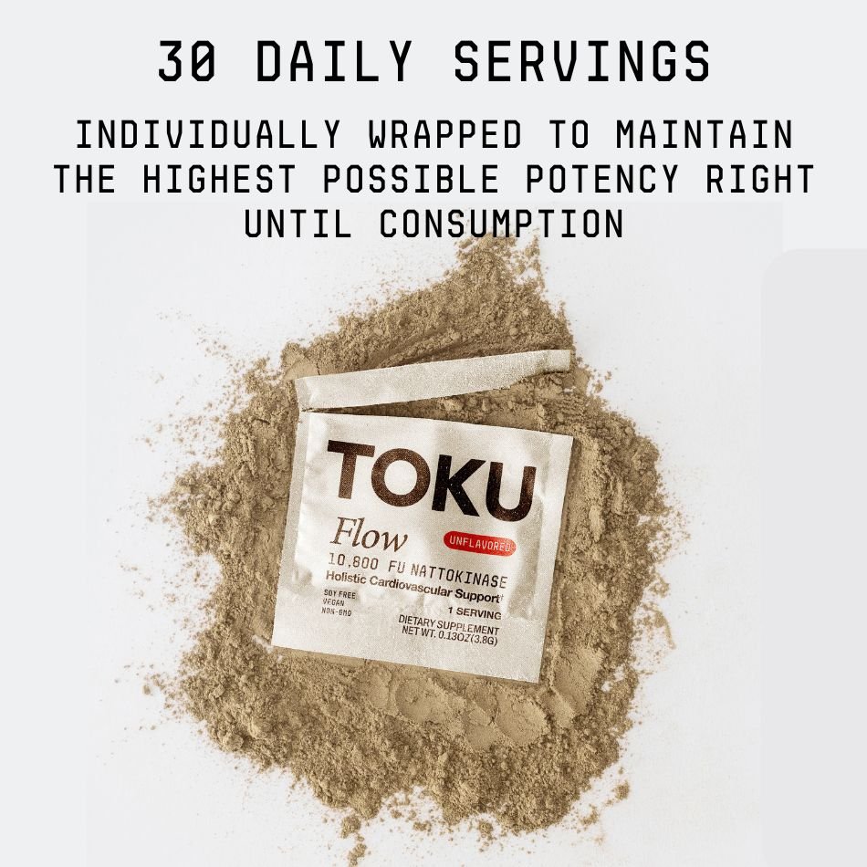 Toku Flow | Nattokinase Supplement (10,800 FU)