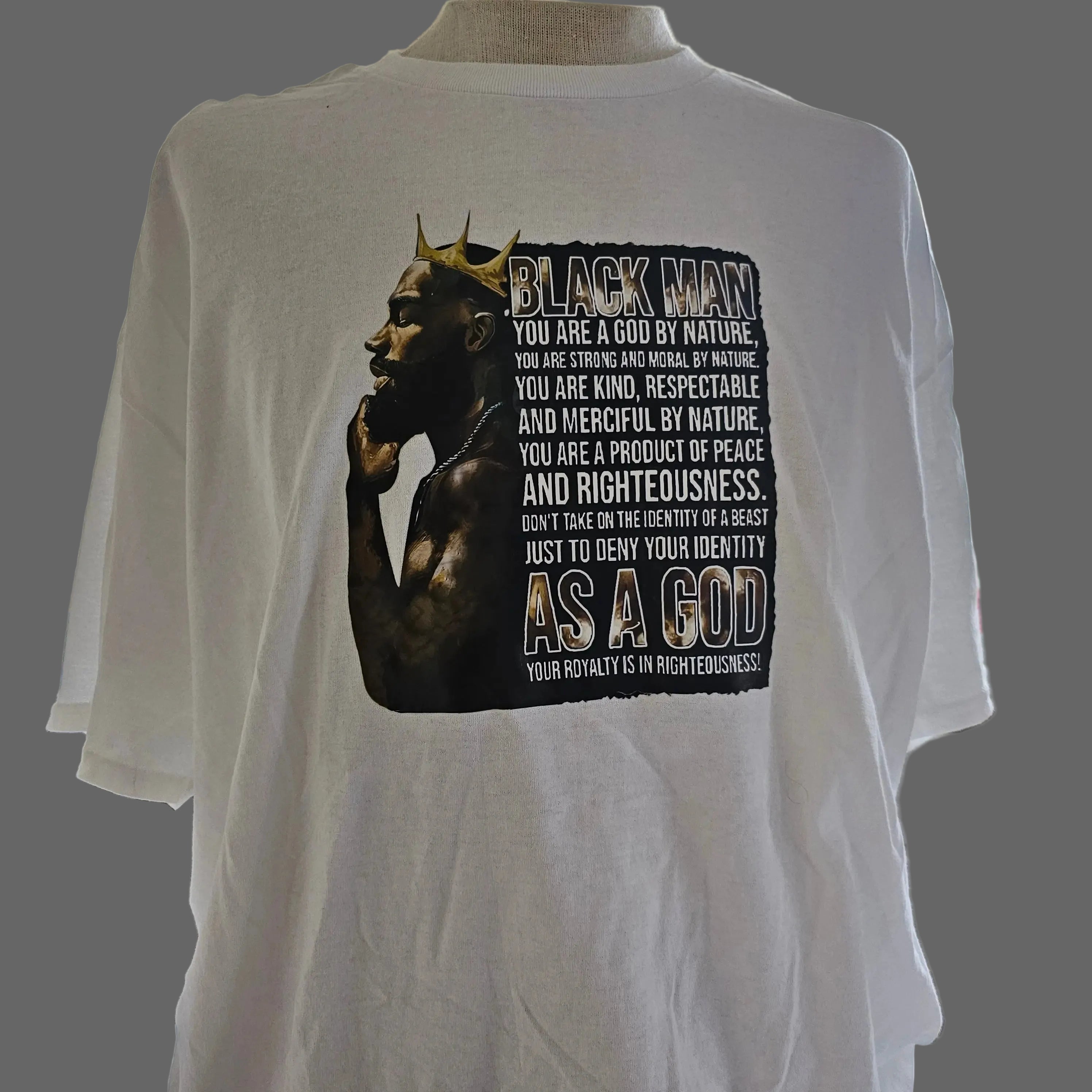 Afrocentric Cotton Crew Neck T-Shirts