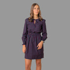 Smocked Keyhole Dress