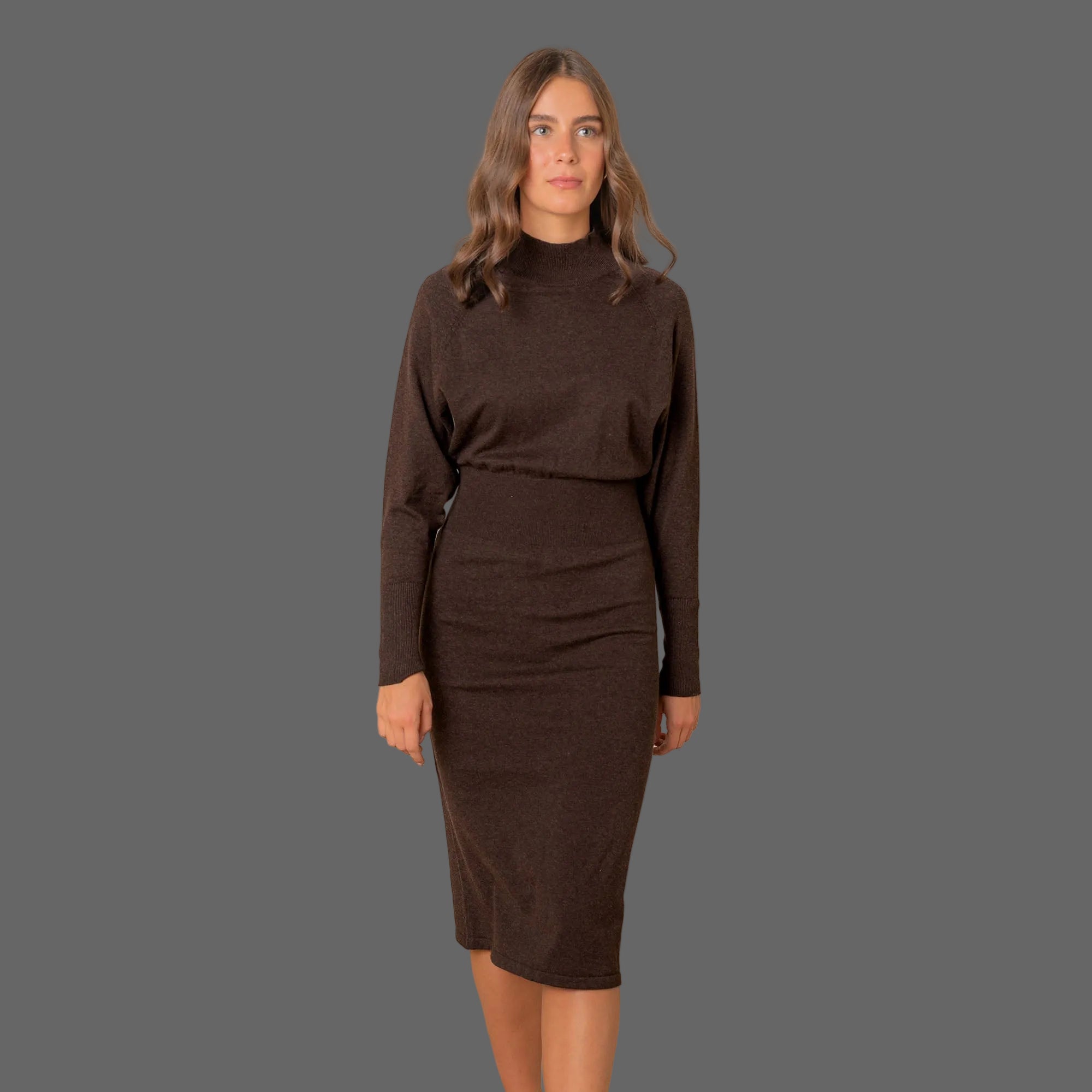 Dolman Sleeve Sweater Dress