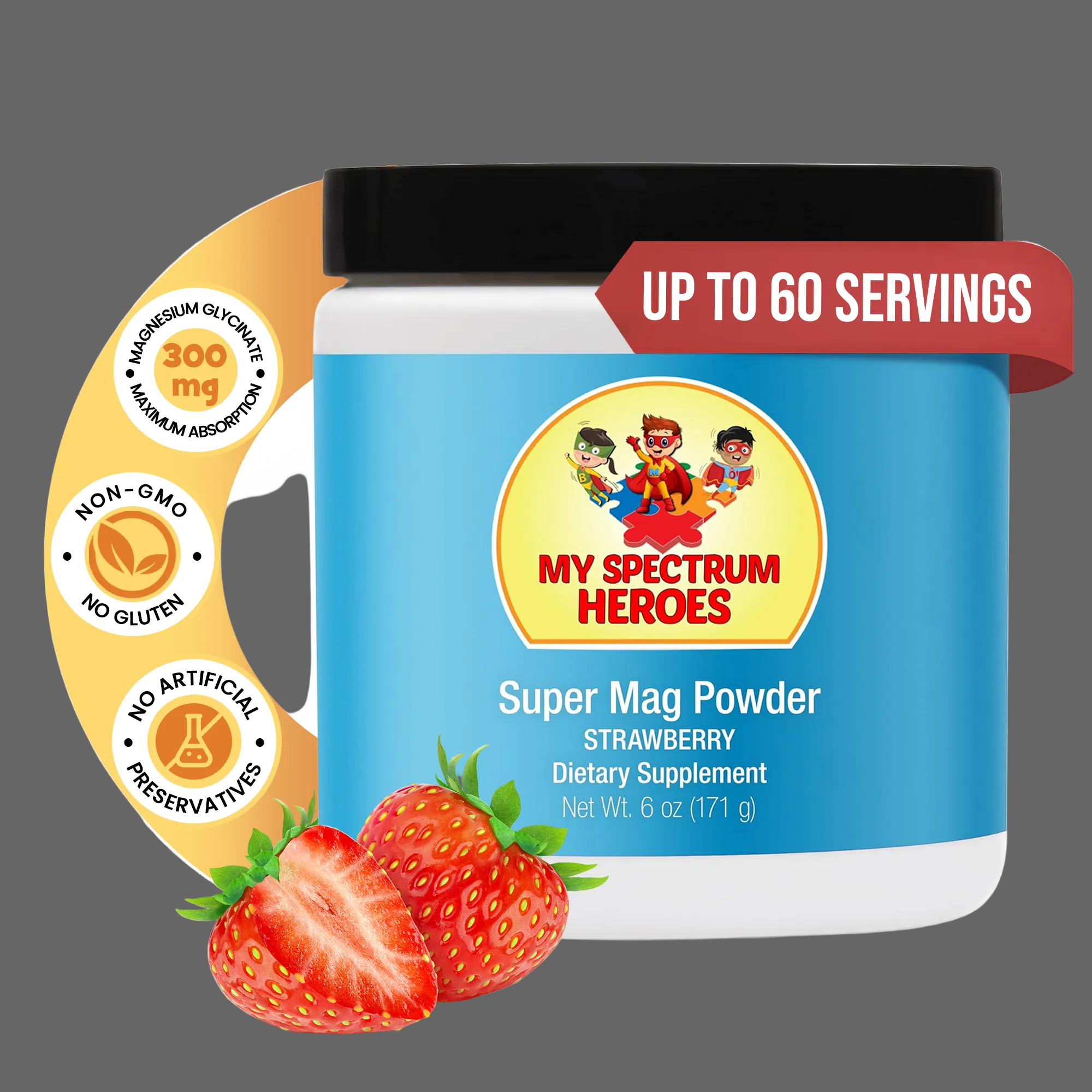 Super Mag Powder – Magnesium Supplement for Wellness & Balance
