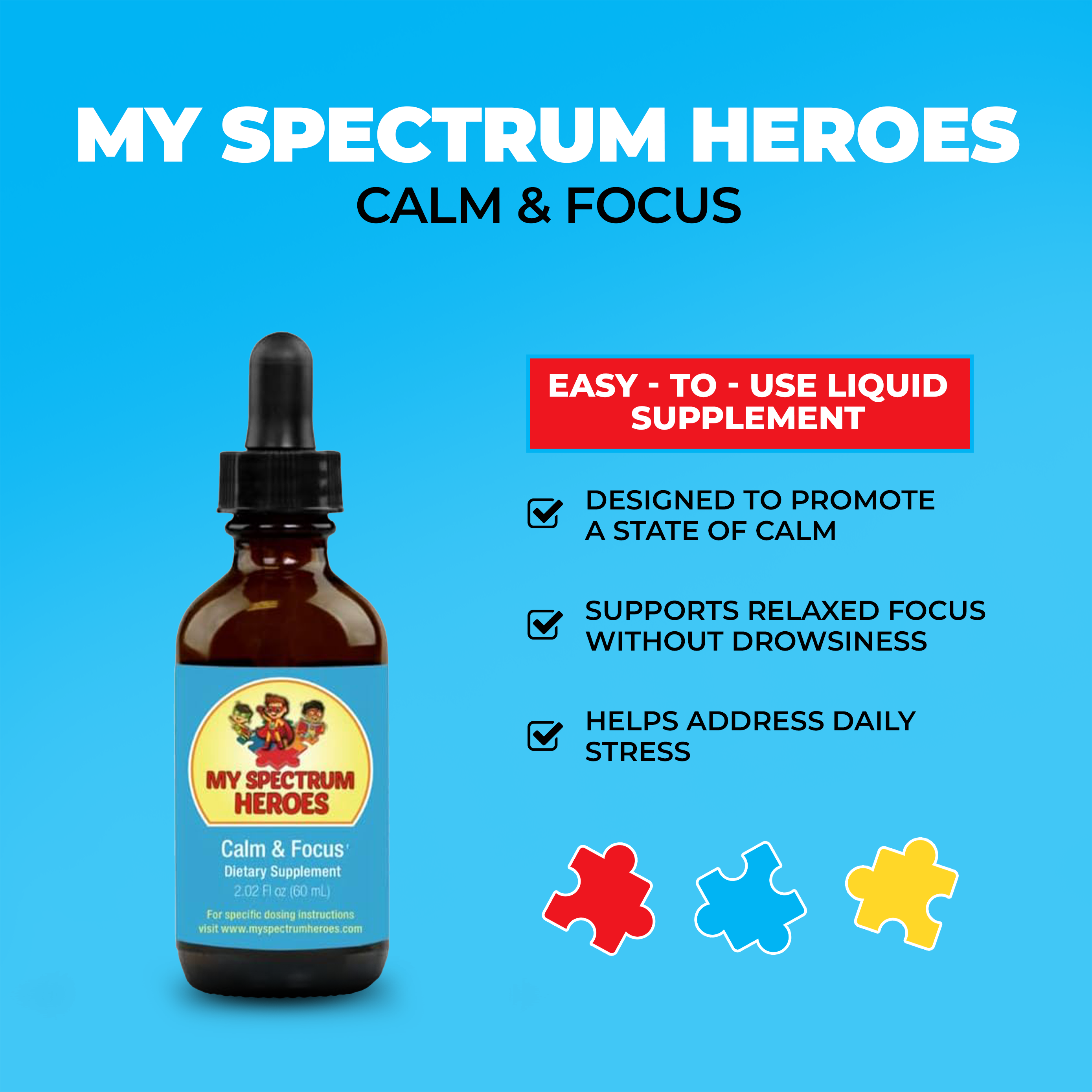Calm & Focus – Cognitive & Wellness Support Supplement
