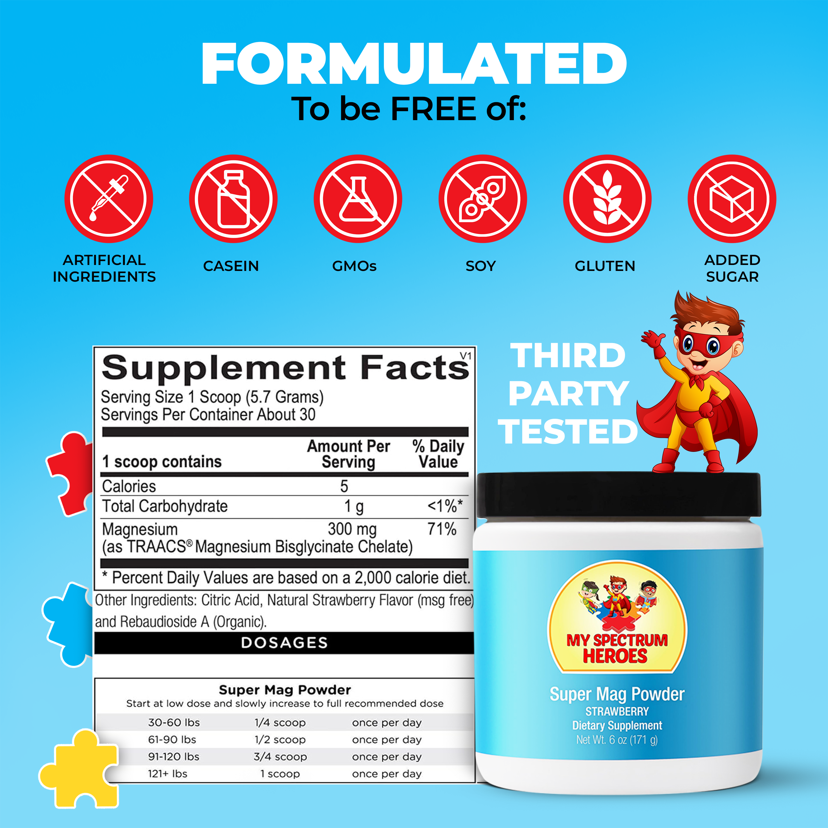 Super Mag Powder – Magnesium Supplement for Wellness & Balance