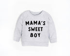 Organic Cotton Mama's Sweet Boy Baby and Toddler French Terry Sweatshirt