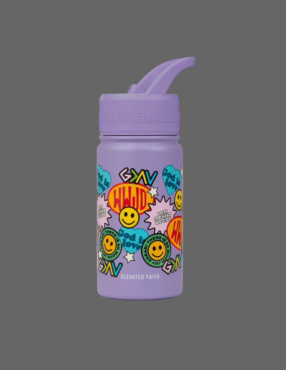Sticker Collage Kids Water Bottle