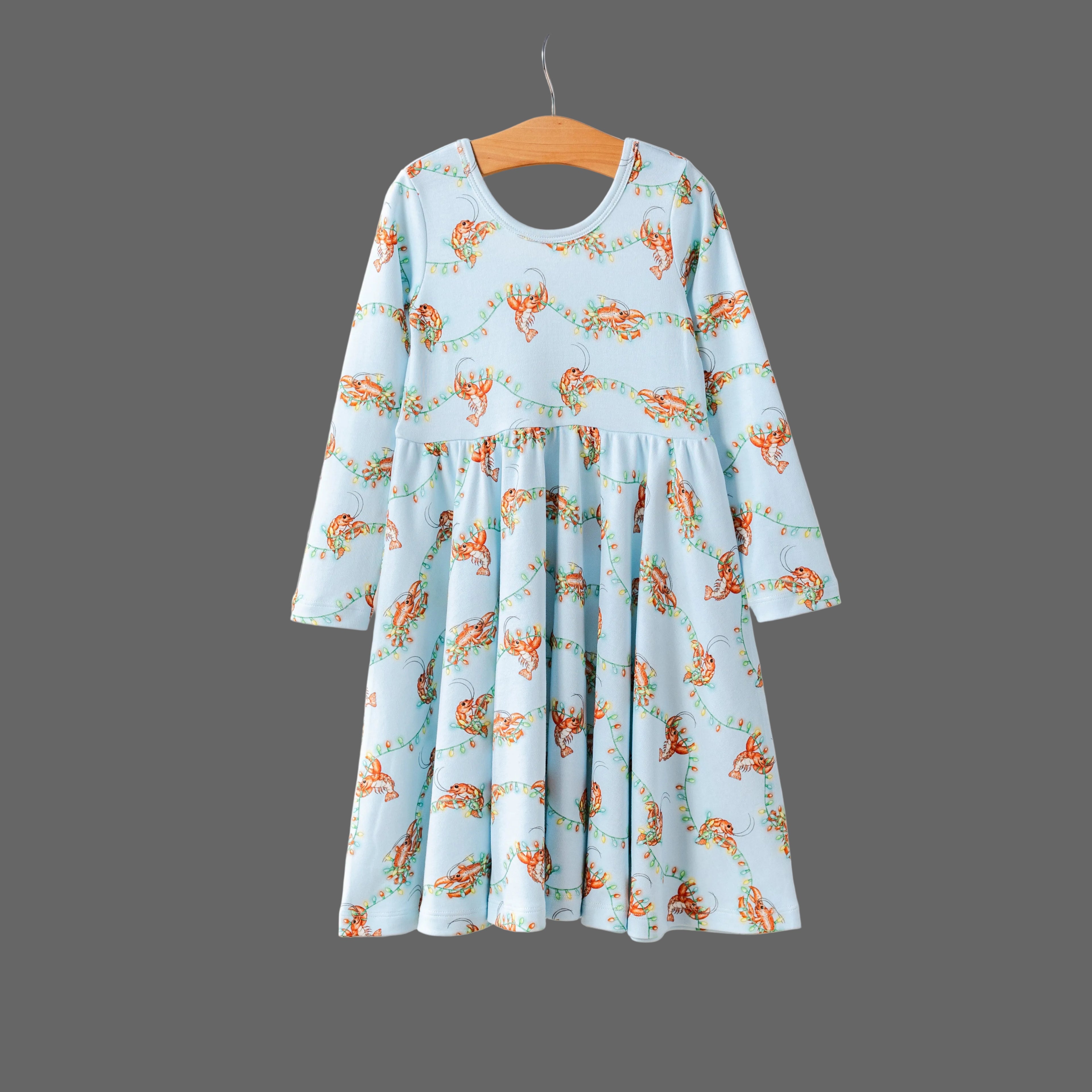 Twinkling Tails Organic Cotton Dress for Kids