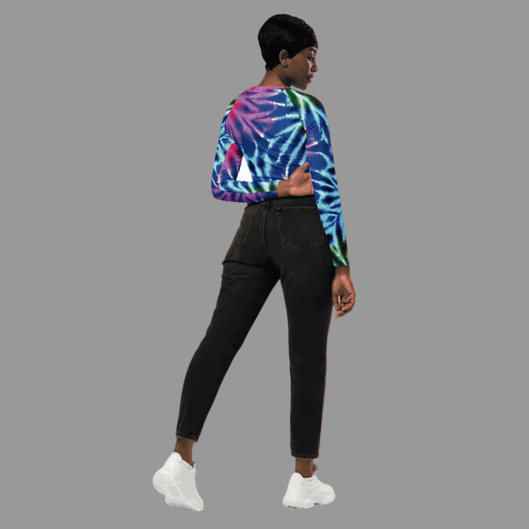 Eco-Friendly Tie-Dye Crop Top for Festival Vibes