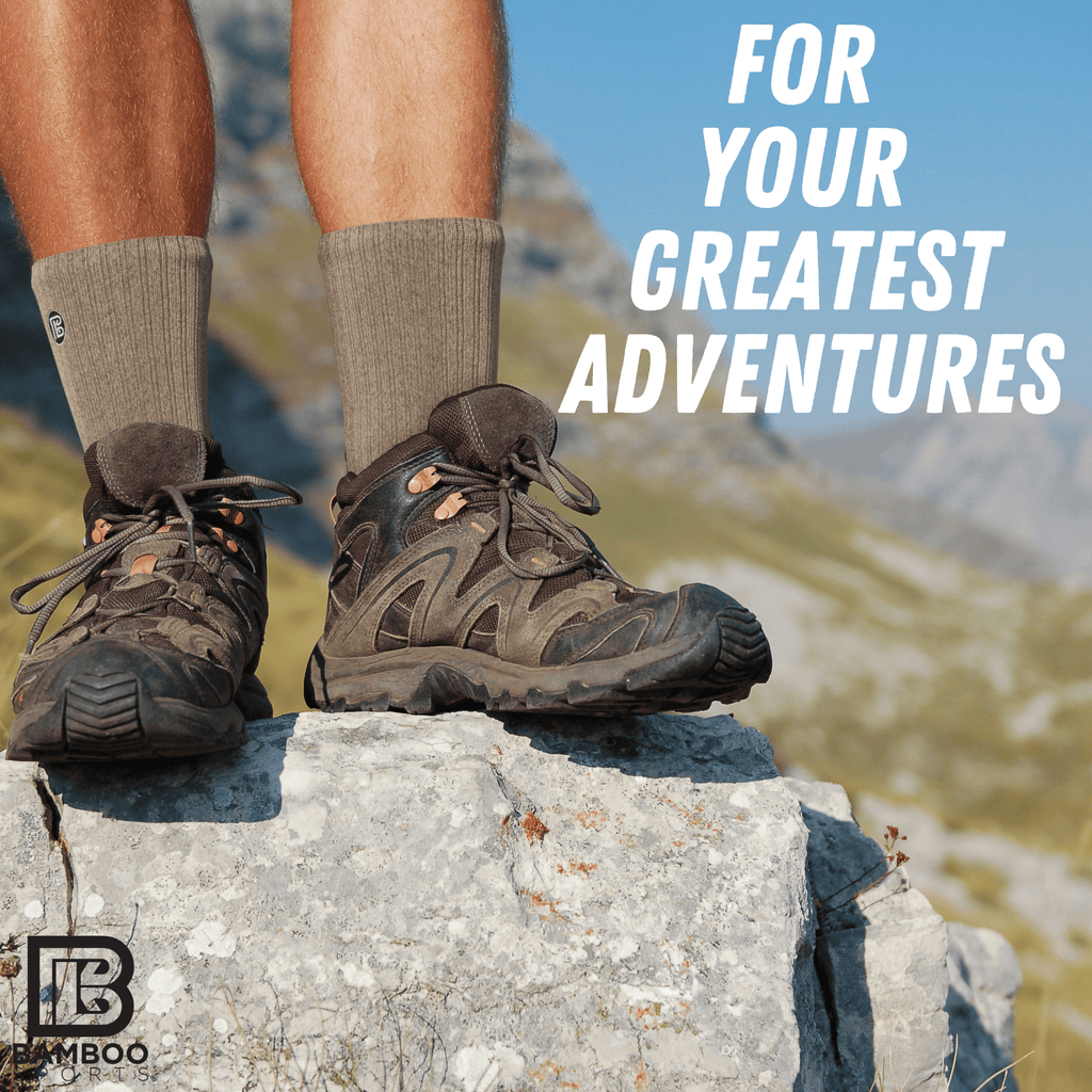 Premium Bamboo Rayon Crew Socks