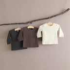 Cotton Long Sleeve T-shirts for Newborns 3-24M - # BAAA1111010005