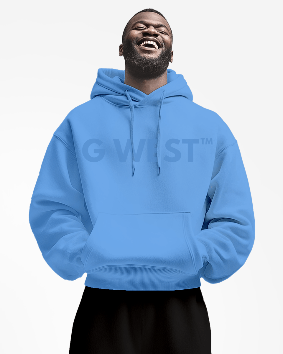 G-West G West Big Chest Logo Mens Hoodie