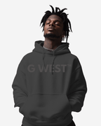 G-West G West Big Chest Logo Mens Hoodie