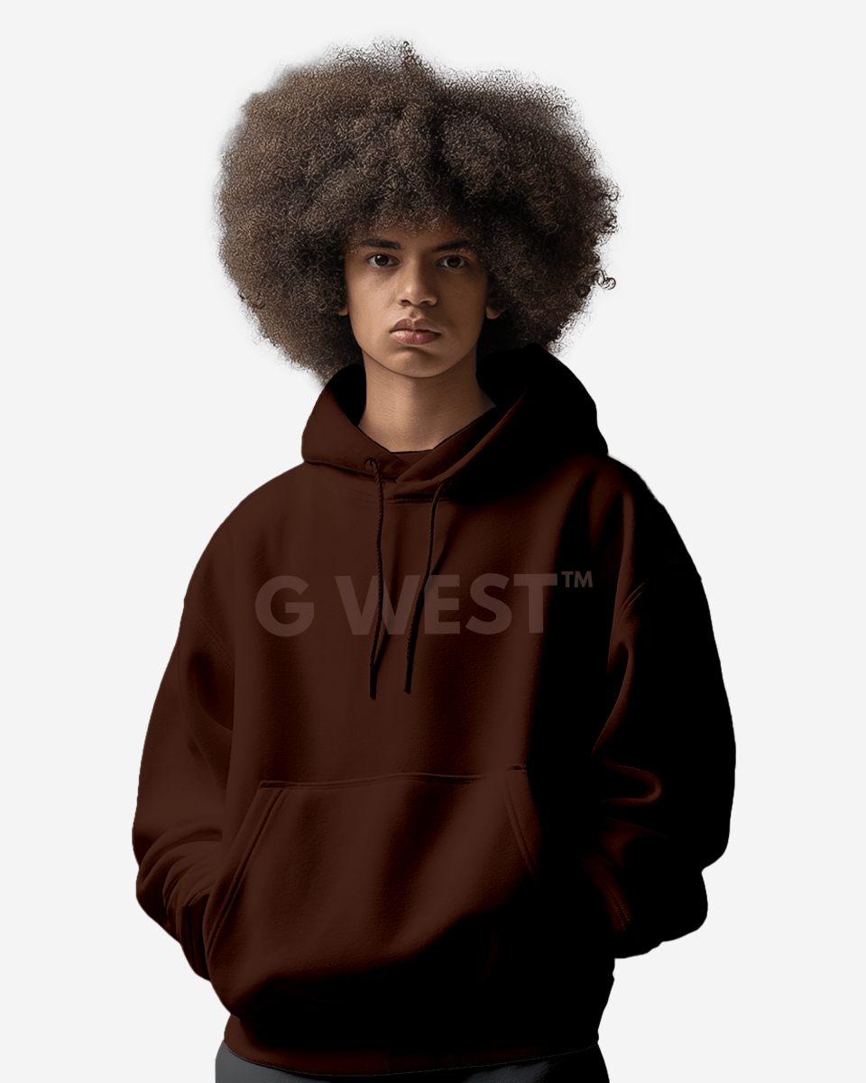 G-West G West Big Chest Logo Mens Hoodie