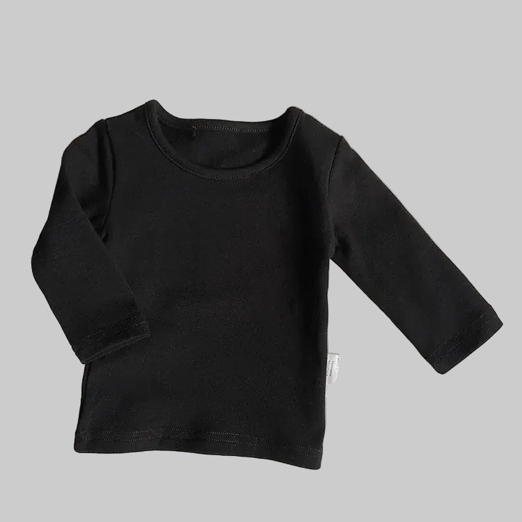 Cotton Long Sleeve T-shirts for Newborns 3-24M - # BAAA1111010005