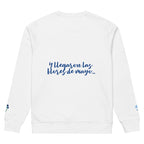 Flowers organic mid-weight sweatshirt