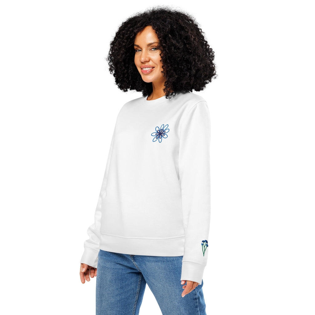 Flowers organic mid-weight sweatshirt