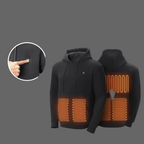 VEVOR Heated Hoodie with Battery - Unisex, Black (Medium)