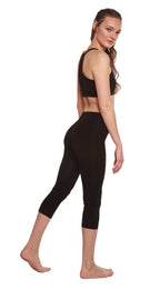 Women's Bamboo Viscose/Cotton Capri Style Leggings