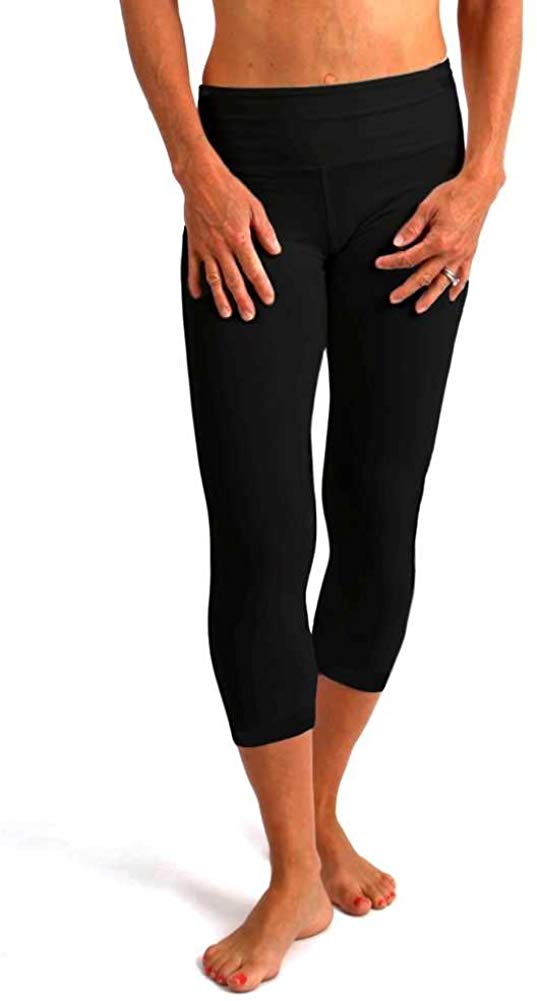 Women's Bamboo Viscose/Cotton Capri Style Leggings