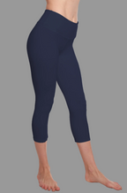 Women's Bamboo Viscose/Cotton Capri Style Leggings