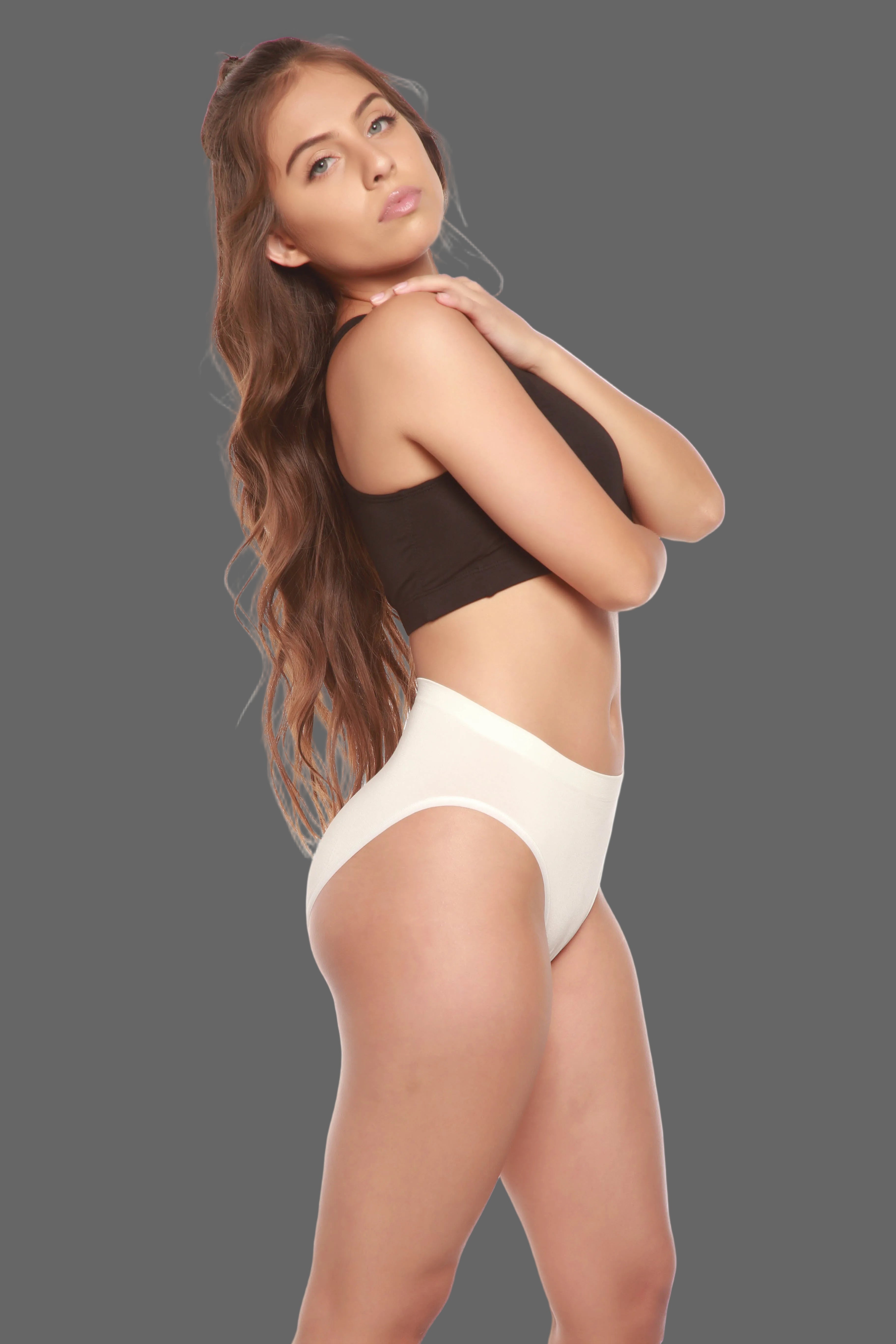 New Women's Bamboo/Cotton High Leg Brief Style Underwear