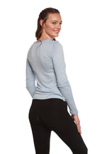 Clearance Women's Scoop Neck 100% Bamboo Viscose Long Sleeve Shirt